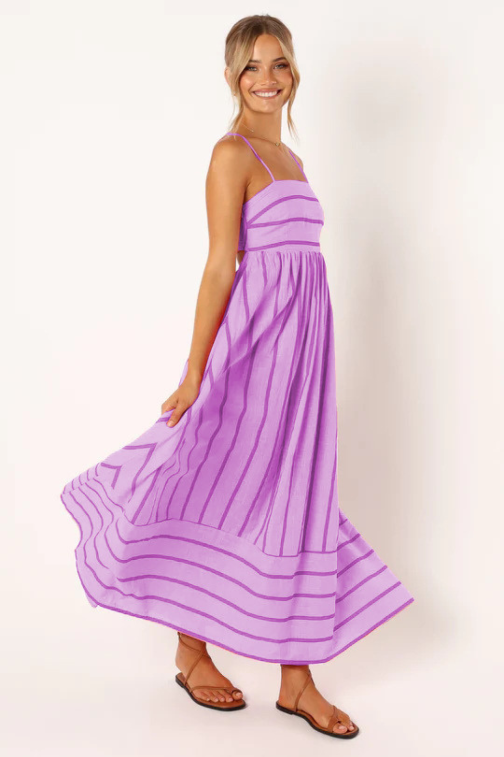 Elina Gestreepte Maxi Jurk
