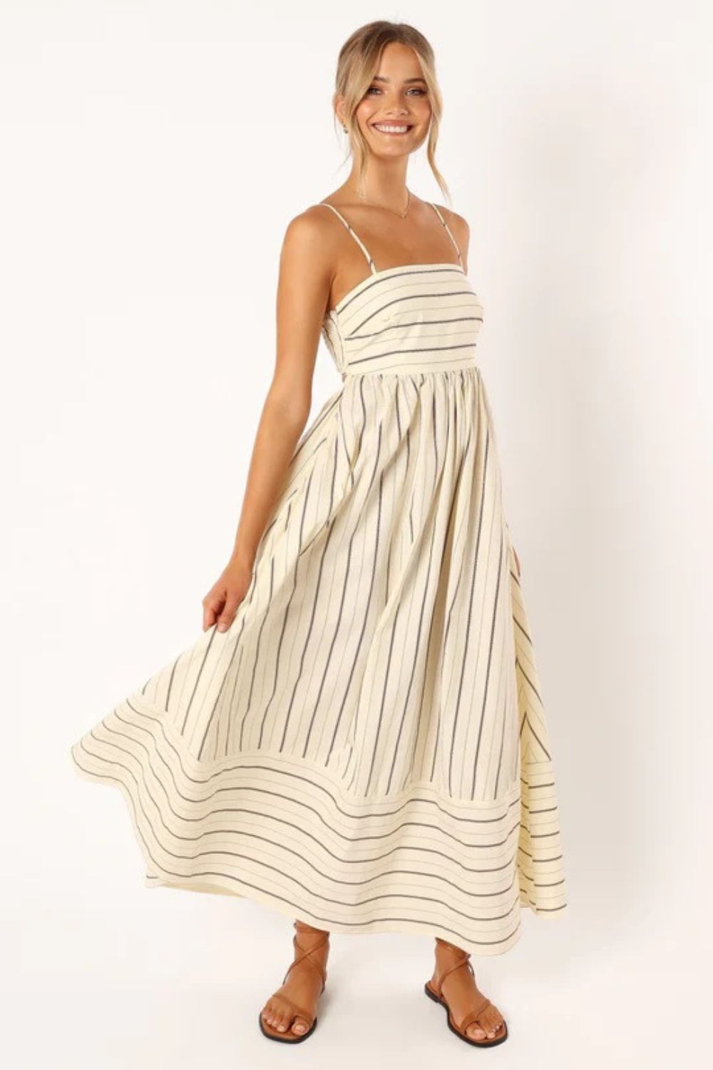 Elina Gestreepte Maxi Jurk