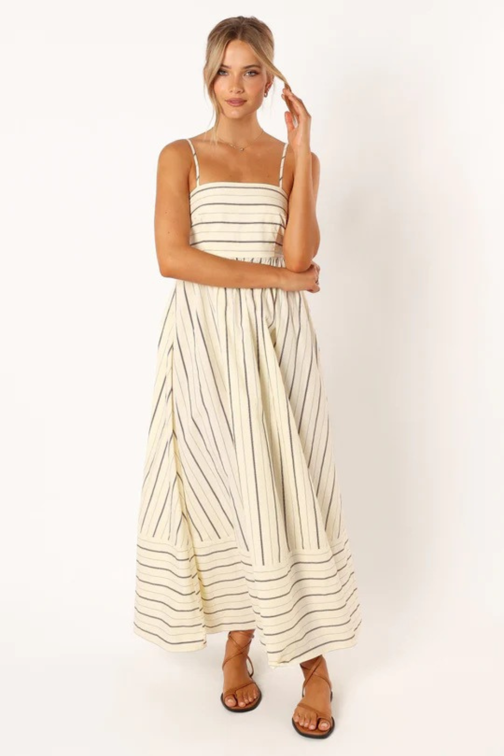Elina Gestreepte Maxi Jurk