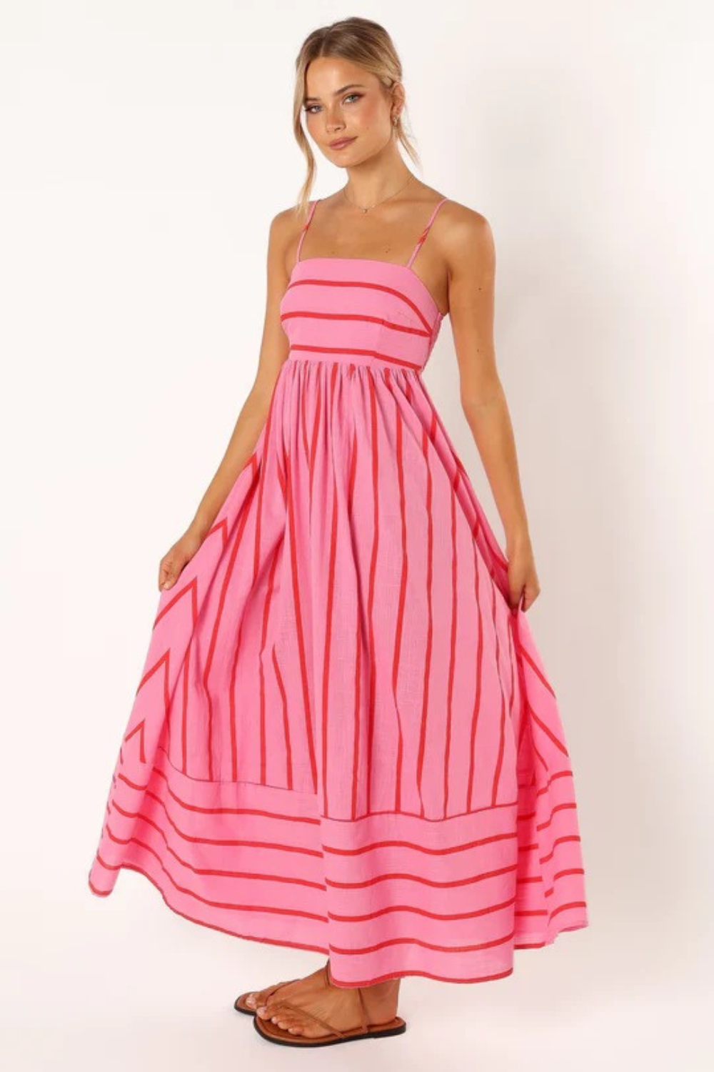Elina Gestreepte Maxi Jurk