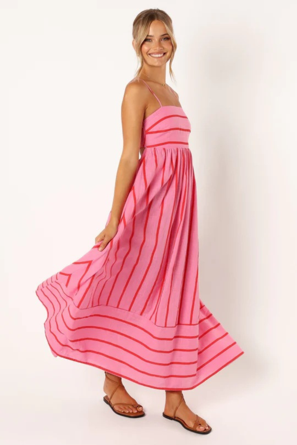Elina Gestreepte Maxi Jurk