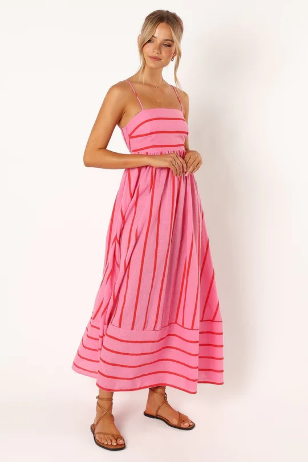 Elina Gestreepte Maxi Jurk