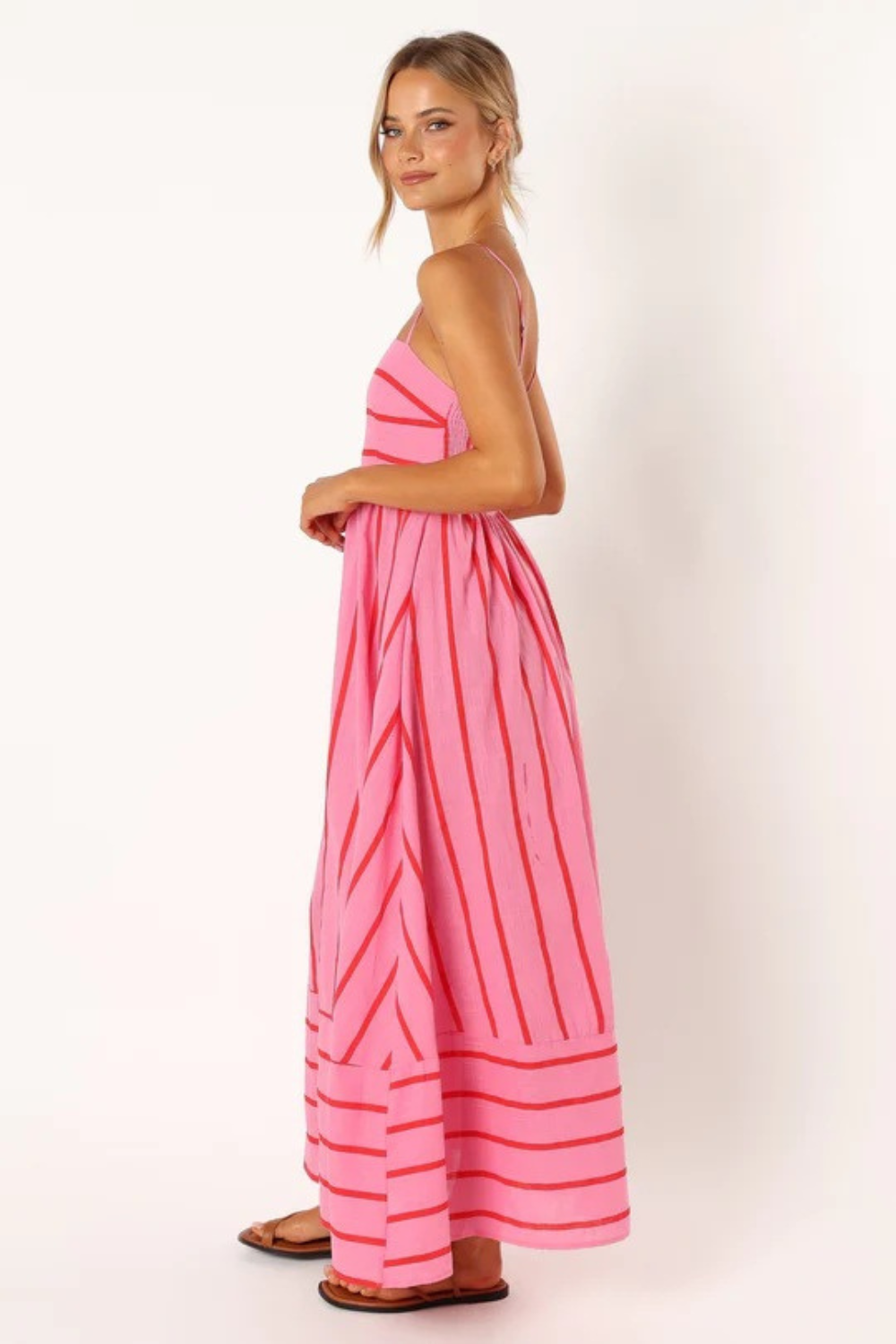 Elina Gestreepte Maxi Jurk
