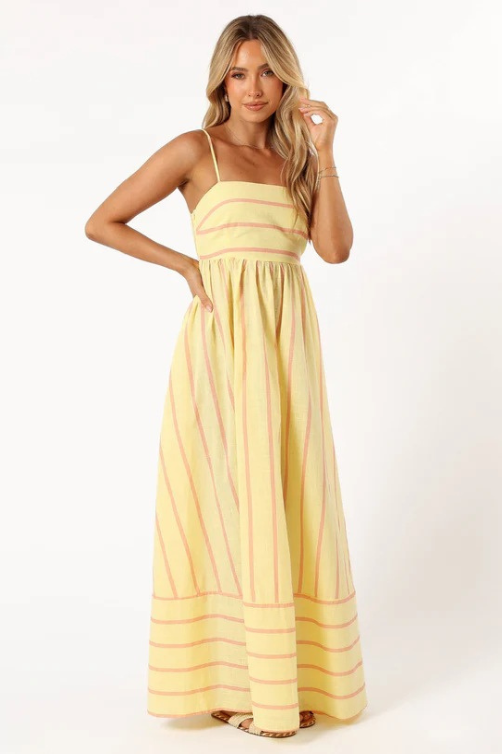 Elina Gestreepte Maxi Jurk