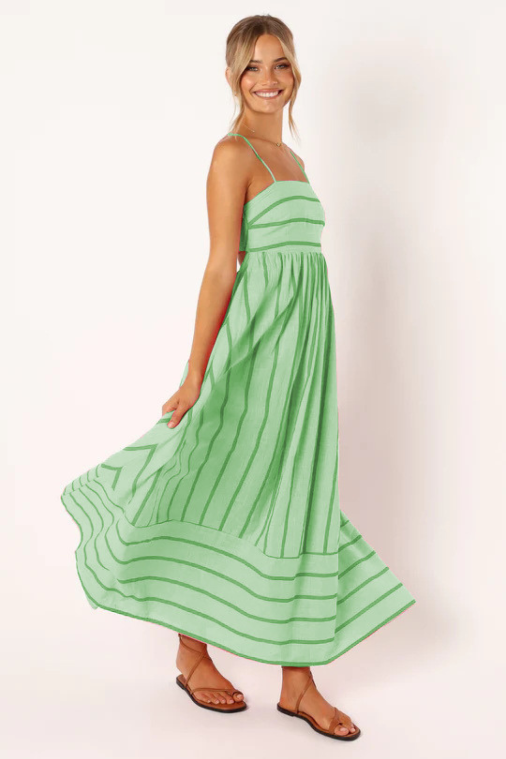 Elina Gestreepte Maxi Jurk