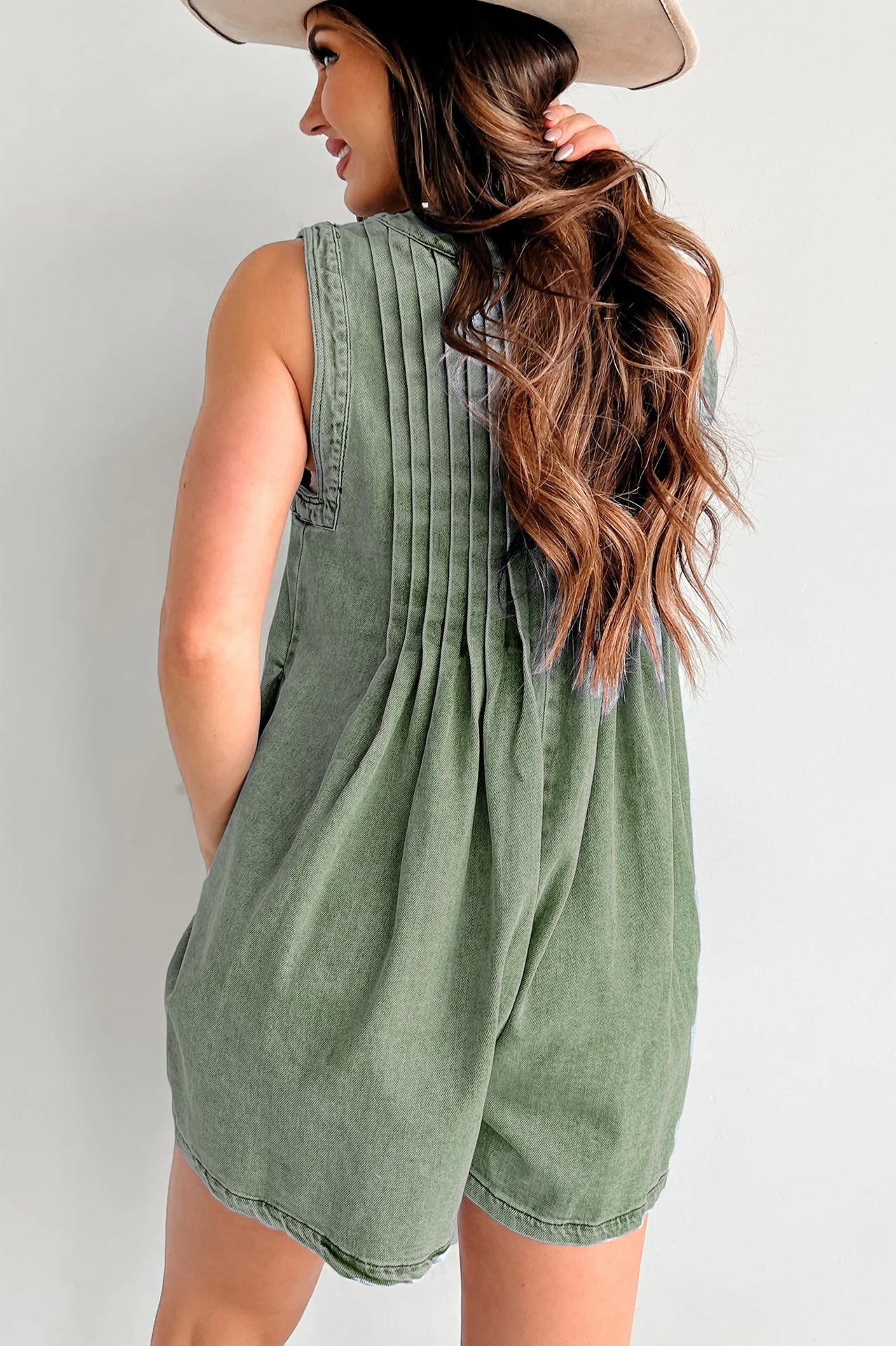 Raye Denim Romper