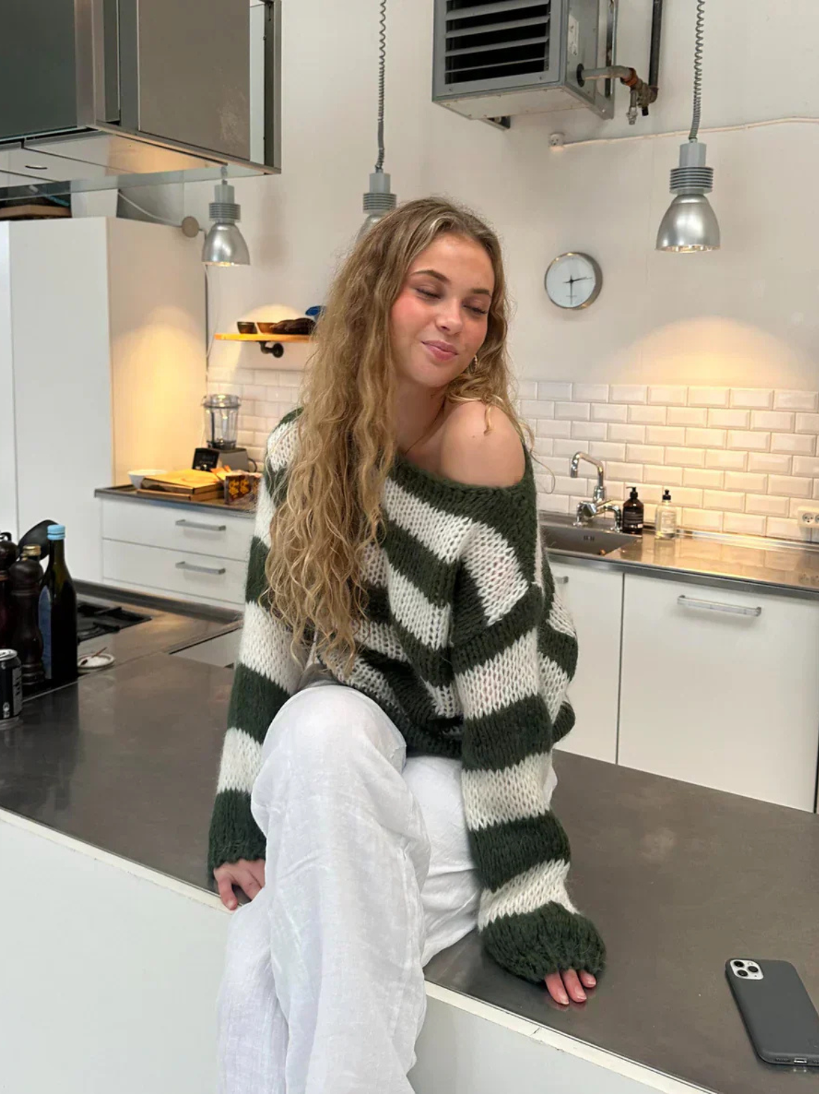 Ivy Gestreepte Sweater