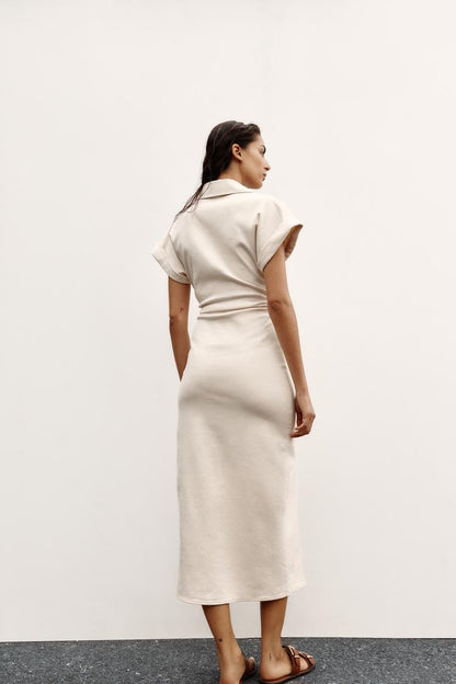 Carly Denim Midi Dress