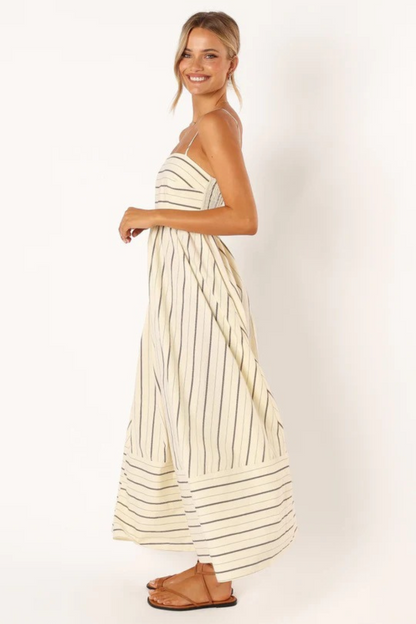 Elina Gestreepte  Maxi Jurk