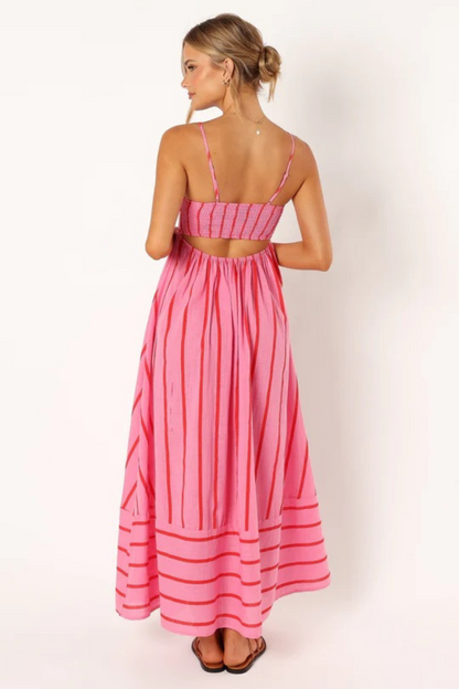 Elina Gestreepte  Maxi Jurk