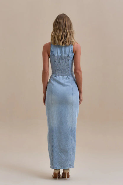 Kenny Maxi Denim Dress