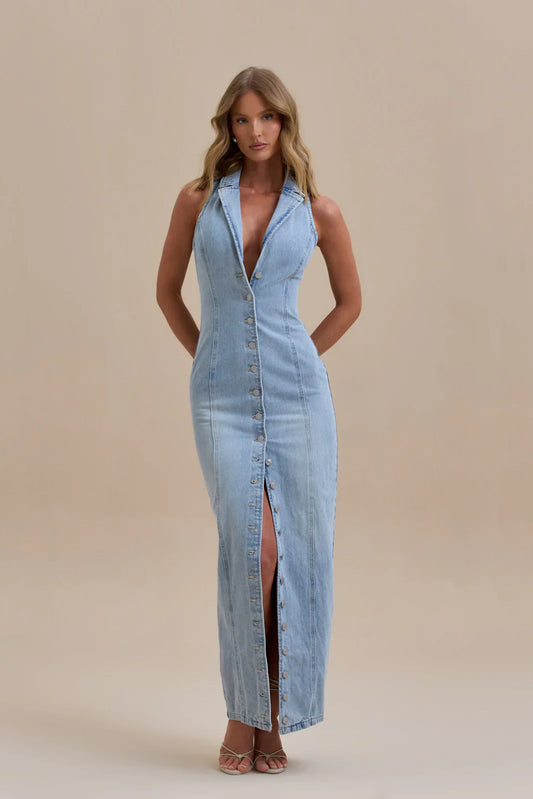 Kenny Maxi Denim Dress