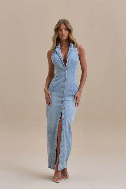 Kenny Maxi Denim Dress
