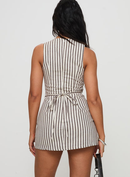 Yumiko Stripe Romper