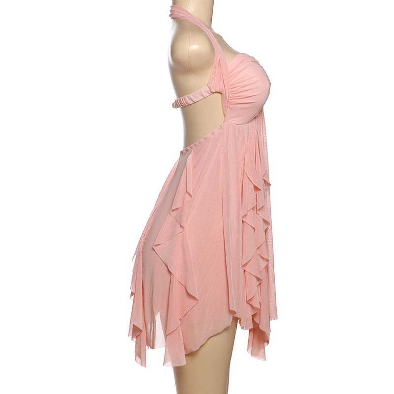 Charlotte Floral Halter Dress