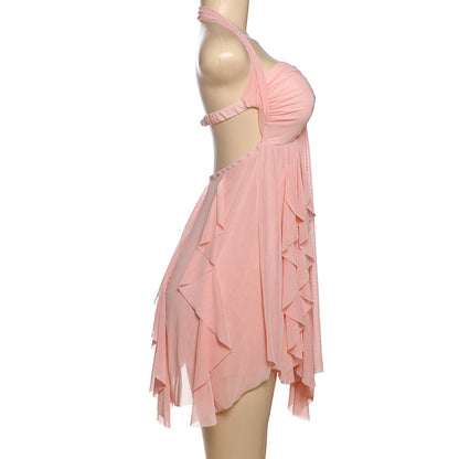 Charlotte Floral Halter Dress