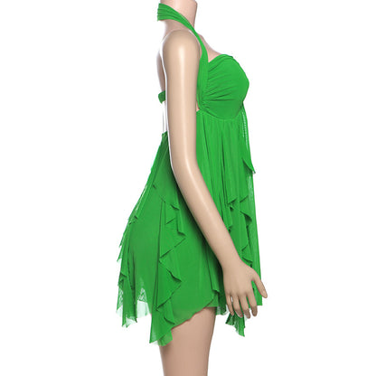 Charlotte Floral Halter Dress