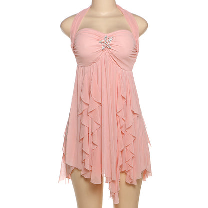 Charlotte Floral Halter Dress