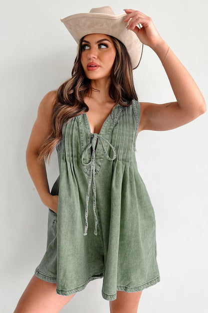 Raye Denim Romper
