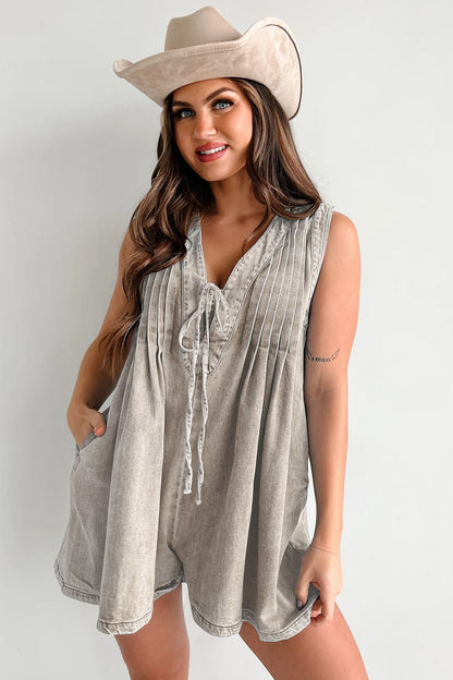 Raye Denim Romper