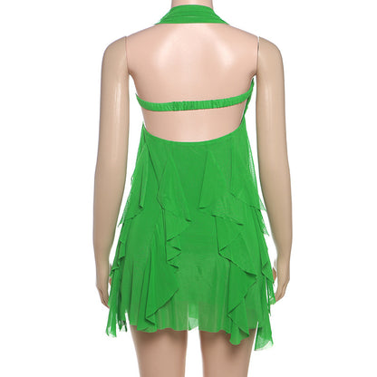 Charlotte Floral Halter Dress