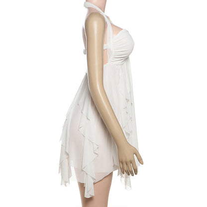 Charlotte Floral Halter Dress