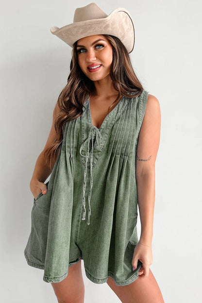 Raye Denim Romper
