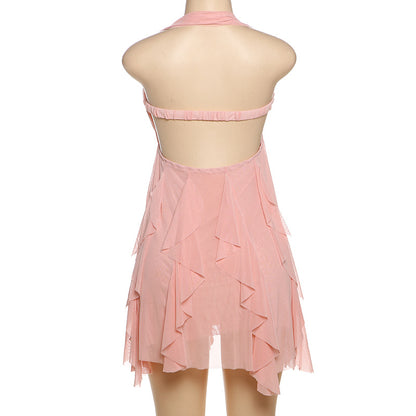 Charlotte Floral Halter Dress