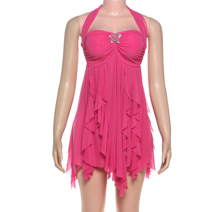 Charlotte Floral Halter Dress