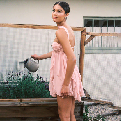 Charlotte Floral Halter Dress