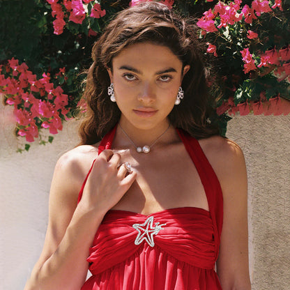 Charlotte Floral Halter Dress