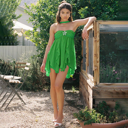 Charlotte Floral Halter Dress