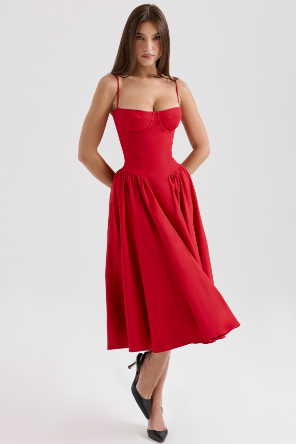 Samaria Midi Dress